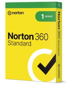 Norton 360 Standard 2024, Antivirus software for 1 Device